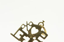 Load image into Gallery viewer, 14K 90% Angel Ninety Percent Angelic Word Charm/Pendant Yellow Gold