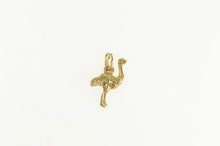 Load image into Gallery viewer, 9K 3D Ostrich Big Bird Animal Zoo Charm/Pendant Yellow Gold