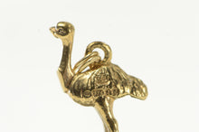 Load image into Gallery viewer, 9K 3D Ostrich Big Bird Animal Zoo Charm/Pendant Yellow Gold