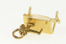 Load image into Gallery viewer, 14K 3D Articulated Sewing Machine Seamstress Charm/Pendant Yellow Gold