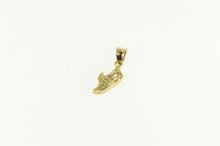 Load image into Gallery viewer, 14K 3D Running Shoe Sneaker Track Sports Charm/Pendant Yellow Gold