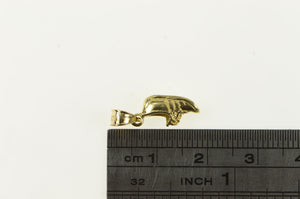 14K 3D Running Shoe Sneaker Track Sports Charm/Pendant Yellow Gold