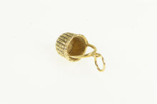 Load image into Gallery viewer, 14K 3D Picnic Basket Vintage Classic Charm/Pendant Yellow Gold