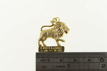Load image into Gallery viewer, 14K Leo Lion Astrology Zodiac Star Sign Symbol Charm/Pendant Yellow Gold