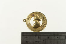 Load image into Gallery viewer, 14K 1960&#39;s Be My Valentine Romantic Heart Love Charm/Pendant Yellow Gold