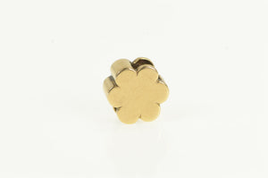 14K Ornate Turquoise Flower Slide Bracelet Charm/Pendant Yellow Gold