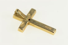 Load image into Gallery viewer, 14K Vintage Diamond Cross Christian Faith Charm/Pendant Yellow Gold