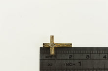Load image into Gallery viewer, 14K Vintage Diamond Cross Christian Faith Charm/Pendant Yellow Gold