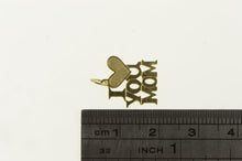 Load image into Gallery viewer, 14K I Love You Mom Mother Mother&#39;s Day Charm/Pendant Yellow Gold