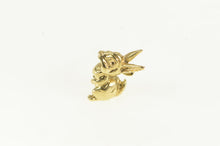 Load image into Gallery viewer, 14K 3D Thumper Bambi Bunny Easter Rabbit Cute Charm/Pendant Yellow Gold