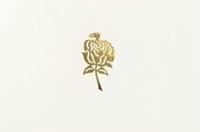 Load image into Gallery viewer, 14K Rose Cut Out Flower Anniversary Valentine Charm/Pendant Yellow Gold