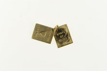 Load image into Gallery viewer, 14K Articulated Marriage License State of Bliss Charm/Pendant Yellow Gold