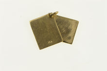 Load image into Gallery viewer, 14K Articulated Marriage License State of Bliss Charm/Pendant Yellow Gold