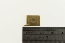 Load image into Gallery viewer, 14K Articulated Marriage License State of Bliss Charm/Pendant Yellow Gold