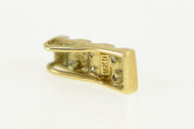 Load image into Gallery viewer, 14K Vintage Diamond Squared Tiered Bar Charm/Pendant Yellow Gold