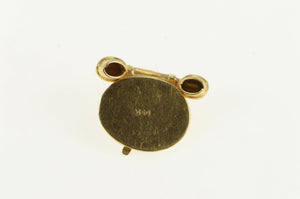14K 3D Articulated Rotary Dial Love Valentine Charm/Pendant Yellow Gold
