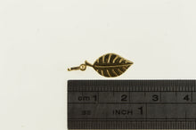 Load image into Gallery viewer, 14K Leaf Nature Motif Botanical Plant Lover Charm/Pendant Yellow Gold