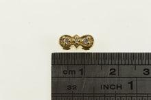 Load image into Gallery viewer, 14K Victorian Inspired Diamond Bow Slide Bracelet Charm/Pendant Yellow Gold