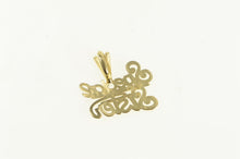 Load image into Gallery viewer, 14K Special Sister Sibling Love Word Appreciation Charm/Pendant Yellow Gold