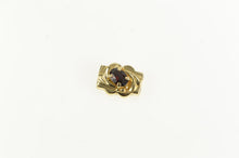 Load image into Gallery viewer, 14K Victorian Inspired Garnet Slide Bracelet Charm/Pendant Yellow Gold