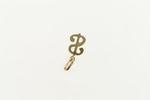 14K $ Cash Dollar Sign Money Wealth Symbol Charm/Pendant Yellow Gold