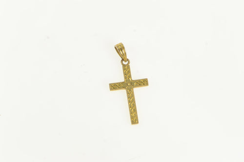 10K 1940's Ornate Cross Christian Faith Symbol Charm/Pendant Yellow Gold
