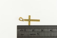 Load image into Gallery viewer, 10K 1940&#39;s Ornate Cross Christian Faith Symbol Charm/Pendant Yellow Gold