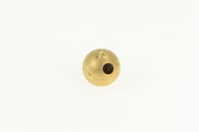 Load image into Gallery viewer, 14K Diamond Cut Flower Ball Bead Sphere Charm/Pendant Yellow Gold