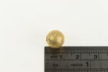 Load image into Gallery viewer, 14K Diamond Cut Flower Ball Bead Sphere Charm/Pendant Yellow Gold