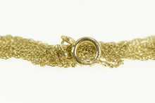 Load image into Gallery viewer, 9K 0.6mm Rolling Classic Cable Link Chain Charm/Pendant 16.25&quot; Yellow Gold