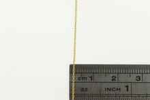 Load image into Gallery viewer, 9K 0.6mm Rolling Classic Cable Link Chain Charm/Pendant 16.25&quot; Yellow Gold
