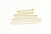 Load image into Gallery viewer, 14K 0.9mm Rolling Cable Link Vintage Chain Necklace 26.75&quot; Yellow Gold