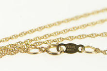 Load image into Gallery viewer, 14K 0.9mm Cable Link Rolling Twist Spiral Chain Necklace 18&quot; Yellow Gold