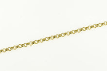 Load image into Gallery viewer, 14K 2.6mm Rolo Link Classic Vintage Chain Bracelet 8&quot; Yellow Gold