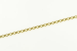 14K 2.6mm Rolo Link Classic Vintage Chain Bracelet 8" Yellow Gold