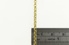 Load image into Gallery viewer, 14K 2.6mm Rolo Link Classic Vintage Chain Bracelet 8&quot; Yellow Gold