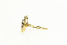 Load image into Gallery viewer, 14K Oval Black Onyx Diamond Accent Vintage Ring Yellow Gold