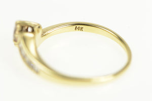 14K Marquise Diamond Baguette Wedding Band Ring Yellow Gold