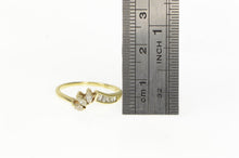 Load image into Gallery viewer, 14K Marquise Diamond Baguette Wedding Band Ring Yellow Gold