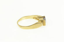 Load image into Gallery viewer, 14K Tanzanite Diamond Accent Vintage Squared Ring Yellow Gold