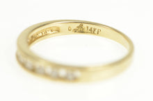 Load image into Gallery viewer, 14K 0.20 Ctw Classic Diamond Vintage Wedding Band Ring Yellow Gold