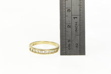 Load image into Gallery viewer, 14K 0.20 Ctw Classic Diamond Vintage Wedding Band Ring Yellow Gold