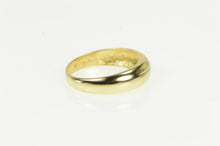 Load image into Gallery viewer, 14K Domed Diamond Wavy Design Vintage Band Ring Yellow Gold