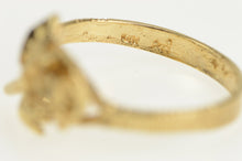 Load image into Gallery viewer, 14K 3D Rose Flower Romantic Valentine Promise Ring Yellow Gold