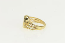 Load image into Gallery viewer, 14K C Cursive Monogram Name Letter Signet Ring Yellow Gold