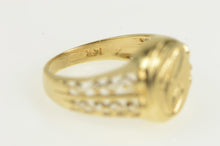 Load image into Gallery viewer, 14K C Cursive Monogram Name Letter Signet Ring Yellow Gold