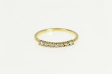 Load image into Gallery viewer, 14K Classic Diamond Vintage Wedding Band Ring Yellow Gold
