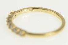 Load image into Gallery viewer, 14K Classic Diamond Vintage Wedding Band Ring Yellow Gold