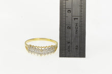 Load image into Gallery viewer, 14K Classic Diamond Squared Vintage Wedding Band Ring Yellow Gold