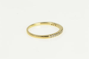 14K Diamond Classic Vintage Wedding Band Ring Yellow Gold